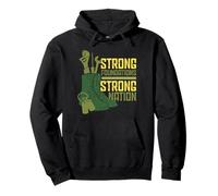 Army Engineer Strong Fundation Strong Nation Pullover Hoodie