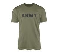 Army Erosion Effect T-Shirt - Armed Forces Military Soldier Duty Cadet Lieutenant Captain Clothing Men Women Unisex Gift Present Birthday Christmas Top Tee (Khaki Prime, 3XL)