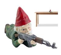 Army Garden Gnomes | Dwarf Resin Statue,Garden Army Figurine Army Dwarf Sculpture Resin Elf Miniature for Yard Lawn Garden Home Decor