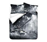 Army Green Bedding Set Duvet Cover and 80x80cm Pillowcase, 3D Weapon Tank Army Pattern Boy Man Dorm Duvet Cover with Zipper Closure Polyester Microfiber (Tank 4,Double 200 x 200cm)
