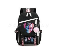 (Army Green) Lilo And Stitch Backpack Waterproof Bookbag Laptop Rucksack Travel USB Large Capacity Mochila School Bag For Kids