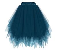 Army GreenTutu Skirts for Women Classic Elastic Waist Mesh Tulle Skirt Adult Mini Short Half Dress Skirt Summer A-Line Casual Skirts Free Size for Dress-up Parties Dancing Wedding Prom One Size
