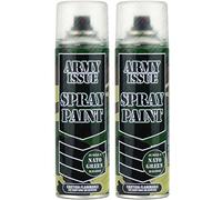 Army Issue No.8 Nato Green Jungle Fishing Camouflage Combat Spray Paint 250ml (2)