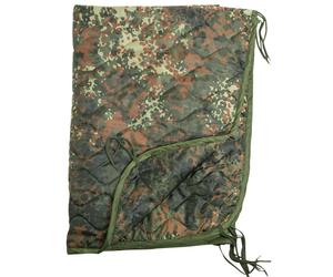 Army Military Camping Travel Poncho Liner Sleeping Bag Blanket Flecktarn Camo