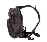 Army Military Day Pack Combat Bag Over Shoulder Travel Rucksack Bergen Molle New Black