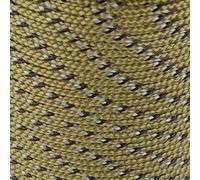 Army Military Paracord Reel 3mm Basha Tent Bivi Camping Guy Rope Para Cord (Desert Camo, 15ft)