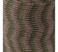 Army Military Paracord Reel 3mm Basha Tent Bivi Camping Guy Rope Para Cord (Green/Brown, 50ft)