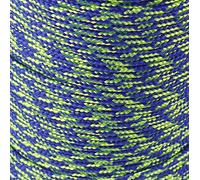 Army Military Paracord Reel 3mm Basha Tent Bivi Camping Guy Rope Para Cord (Neon/Green Blue, 15ft)