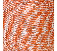 Army Military Paracord Reel 3mm Basha Tent Bivi Camping Guy Rope Para Cord (Orange/White, 100ft)