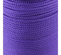 Army Military Paracord Reel 3mm Basha Tent Bivi Camping Guy Rope Para Cord (Purple, 50ft)
