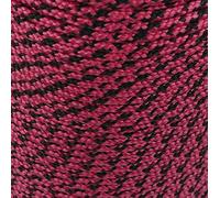 Army Military Paracord Reel 3mm Basha Tent Bivi Camping Guy Rope Para Cord (Red/Black, 50ft)