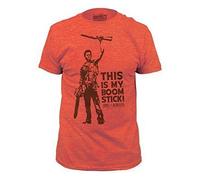 Army of Darkness This is My Broomstick Adult Heather Red T-Shirt (Adult Large)