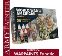 Army Painter HISTORICAL WWII AMERICAN Warpaints Fanatic 20colour Acrylic WP8082P