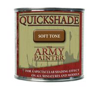 The Army Painter Quickshade Dip Soft Tone, Quickly Dipping and Shading Entire Wargaming Armies, Oil Wash for Miniature Figures, for Tabletop Roleplaying or Wargames, 250 ml (Soft Tone)