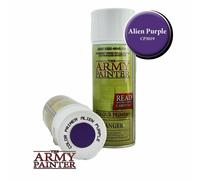 The Army Painter Colour Primer Alien Purple, 400 mL Acrylic Spray Primer, Spray Paint Basecoat for Miniature Priming, Tabletop Roleplaying, Boardgames, and Wargames Miniature Modelling