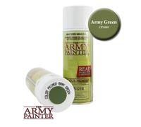 The Army Painter, Base Primer Army Green, 400 mL Acrylic Spray Primer, Spray Paint Basecoat for Miniature Priming, Tabletop Roleplaying, Boardgames, and Wargames Miniature Modellin
