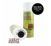The Army Painter Base Primer Matt Black, 400 mL Acrylic Spray Primer, Spray Paint Basecoat for Miniature Priming, Tabletop Roleplaying, Boardgames, and Wargames Miniature Modelling