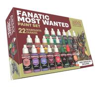 The Army Painter, Warpaints Fanatic Most Wanted Set, 22x18ml Acrylic Paints