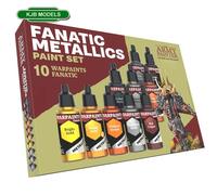 Army Painter WP8069P Warpaint Fanatic Metallic Paint Set 10x 18ml Acrylic Colour