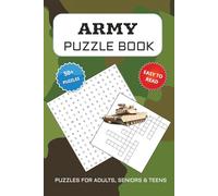 Army Puzzle Book: Word Searches and Crossword Puzzles with Easy to Read Print about Army, Military, Navy and more | 6x9 inches, 104 pages | 50+ Puzzles….Gift for Vacations, Holidays and Free Times