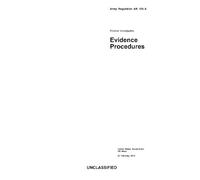 Army Regulation AR 195-5 Criminal Investigation Evidence Procedures 22 February 2013