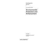 Army Regulation AR 200-1 Environmental Quality: Environmental Protection and Enhancement April 2026