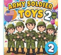 ARMY SOLDIER 2: Fun and cute educational coloring and facts book about army soldiers toys for kids