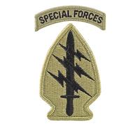 Army Special Forces with Special Forces Tab OCP Hook & Loop Patch