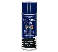 Army Spray Paint Cans 400ml MATT Military Spec Paint Camo Industrial NATO US Aerosol Rattle Can - BS381 642 NIGHT GREY BLACK