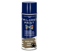 Army Spray Paint Cans 400ml MATT Military Spec Paint Camo Industrial NATO US Aerosol Rattle Can - BS381 350 DARK EARTH