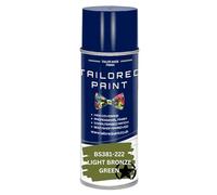 Army Spray Paint Cans 400ml MATT Military Spec Paint Camo Industrial NATO US Aerosol Rattle Can - BS381 222 LIGHT BRONZE GREEN