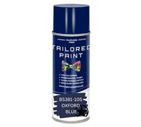 Army Spray Paint Cans 400ml MATT Military Spec Paint Camo Industrial NATO US Aerosol Rattle Can - BS381 105 OXFORD BLUE