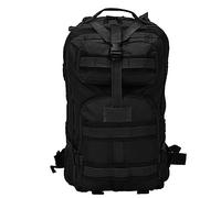 Army Style Backpack 50L Black Tear Resistant Oxford Fabric with Padded Straps Breathable Back Panel Versatile for Outdoor Hiking Travel Leisure Ergonomic and Durable