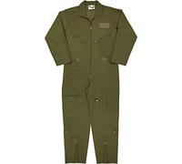 Army Universe Air Force Flight Suits, US Military Type Coveralls, Uniform Overalls/Jumpsuits for Work with Official Pin - Green - 6X-Large