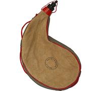 Army Universe Spanish Leather Wine Bota - 2L Waterskin Canteen Flask, Traditional Drink Pouch for Wine or Water