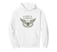 Army Veteran Patriotic Eagle Soldiers Veterans US Army Pullover Hoodie