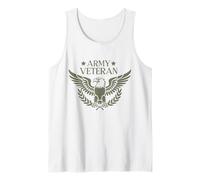 Army Veteran Patriotic Eagle Soldiers Veterans US Army Tank Top
