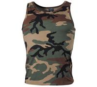 Army Woodland Camouflage Muscle Shirt Tshirt
