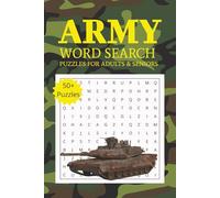 Army Word Seach Puzzle Book: Word Searches with Easy to Read Print about Army, Military, Soldiers and more | 6x9 inches, 110 pages | 50+ Puzzles ...Gift for vacations, holidays and Free Times