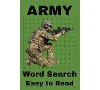 Army Word Search Book: Easy-to-Read Print about the Army: History, Traditions & Heroes | A Great Gift for Veterans and Military Enthusiasts