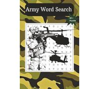 Army Word Search Book: Word Search's with easy to read print about the Army, Military, armed forces and more | 6 x 9 inches, 110 pages | 50 + puzzles ... gifts for vacations holidays and free times
