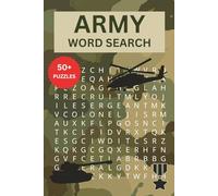 Army Word Search: Fun and Easy Army-Themed Puzzles Featuring Military Gear, Weapons, Operations, and Historical Terms - With Answers Included