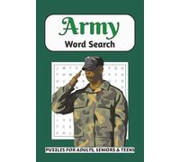 Army Word Search Puzzle Book: A Military-Themed Word Find with Tactical Terms, Equipment, Ranks, and More | Over 500 Word Search Puzzles for Veterans, Soldiers, and Patriotic Puzzle Lovers