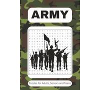 Army Word Search Puzzle Book: Engaging and Challenging Word Searches with Easy-to-Read Print Featuring Military Terms, Army Ranks, Weapons, and More | ... Veterans, Soldiers and Military Enthusiasts