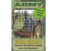 Army Word Search Puzzle Book: Explore the World of the Army with Easy-to-Read Word Searches (Armed Forces and Military Fields)