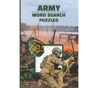 Army Word Search Puzzle Book: Word Searches with Easy-to-Read Print About Army Life, Military History, Training, Honor, Service & More | 50+ Puzzles | ... Pages | Great Gift for Veterans & Patriots