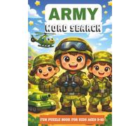 Army Word Search Puzzle Book: Word Searches with Easy to Read Print about Army, Military Forces, Special Forces and More |6×9 inches, 110 pages | ... Gift for Vacations, Holidays, and Free Times