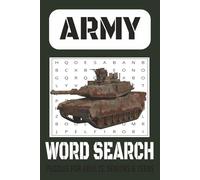 Army Word Search Puzzle Book: Word Searches with Easy to Read Print about Army, Military, Navy, Marines, Air Force and More | 6x9 inches, 110 pages | ... Vacations, Holidays, Relaxation and Free Time