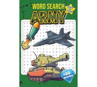 Army Word Search Puzzle Book: Word Searches with Easy to Read Print about Military Ranks, Equipment, Battles and More - 6x9 inches, 110 pages - 50+ ... For Veterans, Soldiers, and Army Enthusiasts