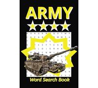 ARMY Word Search Puzzle Book: Word Searches with Easy to Read Print about The Army, Military terms, and More | 6x9 inches, 110 pages | 50+ Puzzles ... Gift for vacations, Holidays and Free Times
